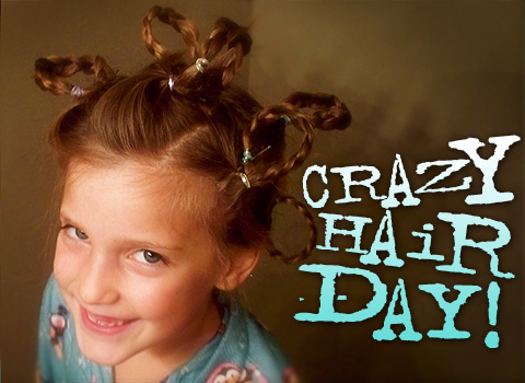 Crazy Hair on Crazy Hair Day     Summer 2010 Enrichment Hub